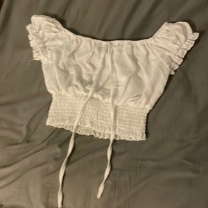 SMALL SHEIN white cute top